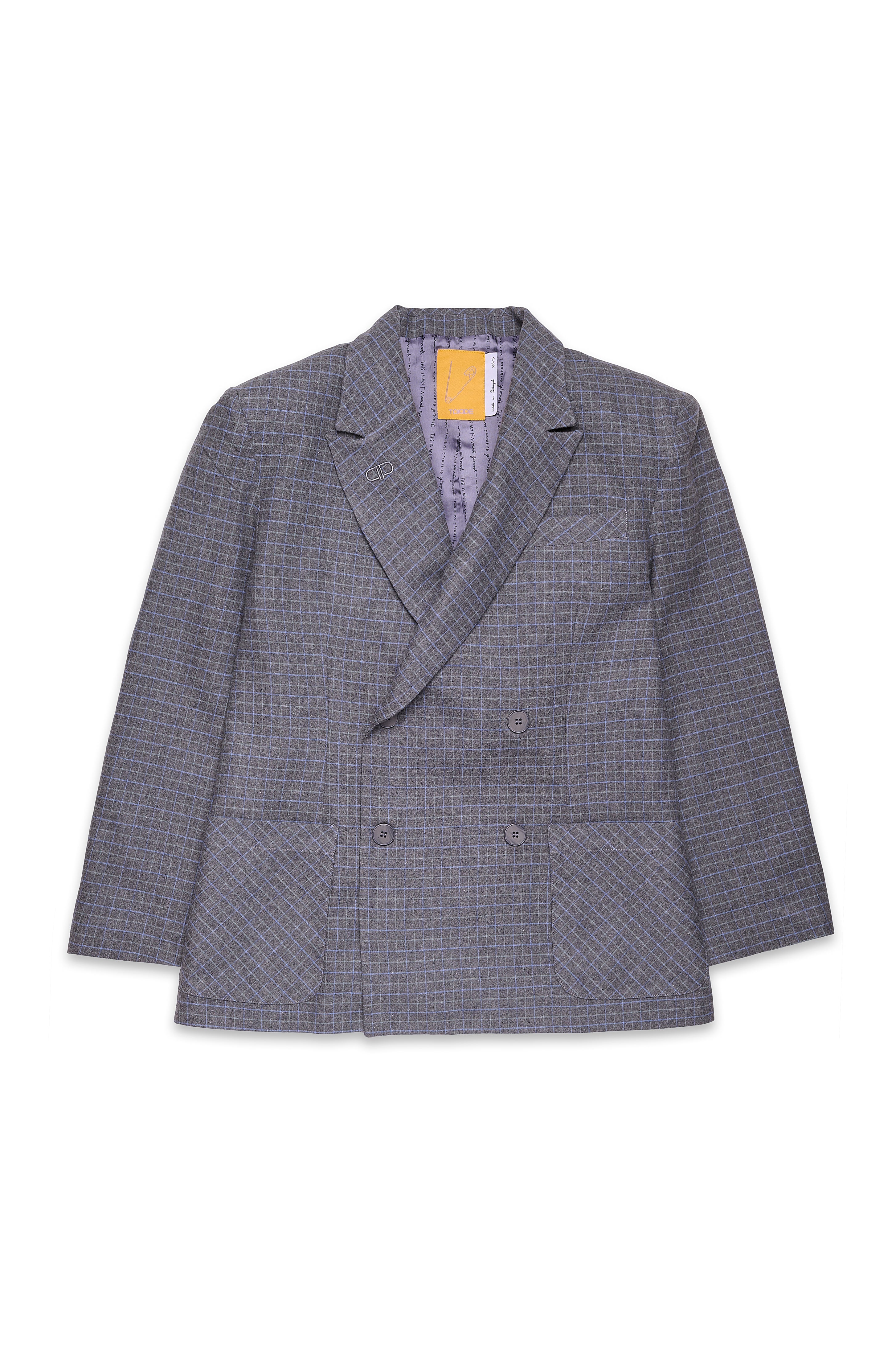 Checkered Paulo Blazer
