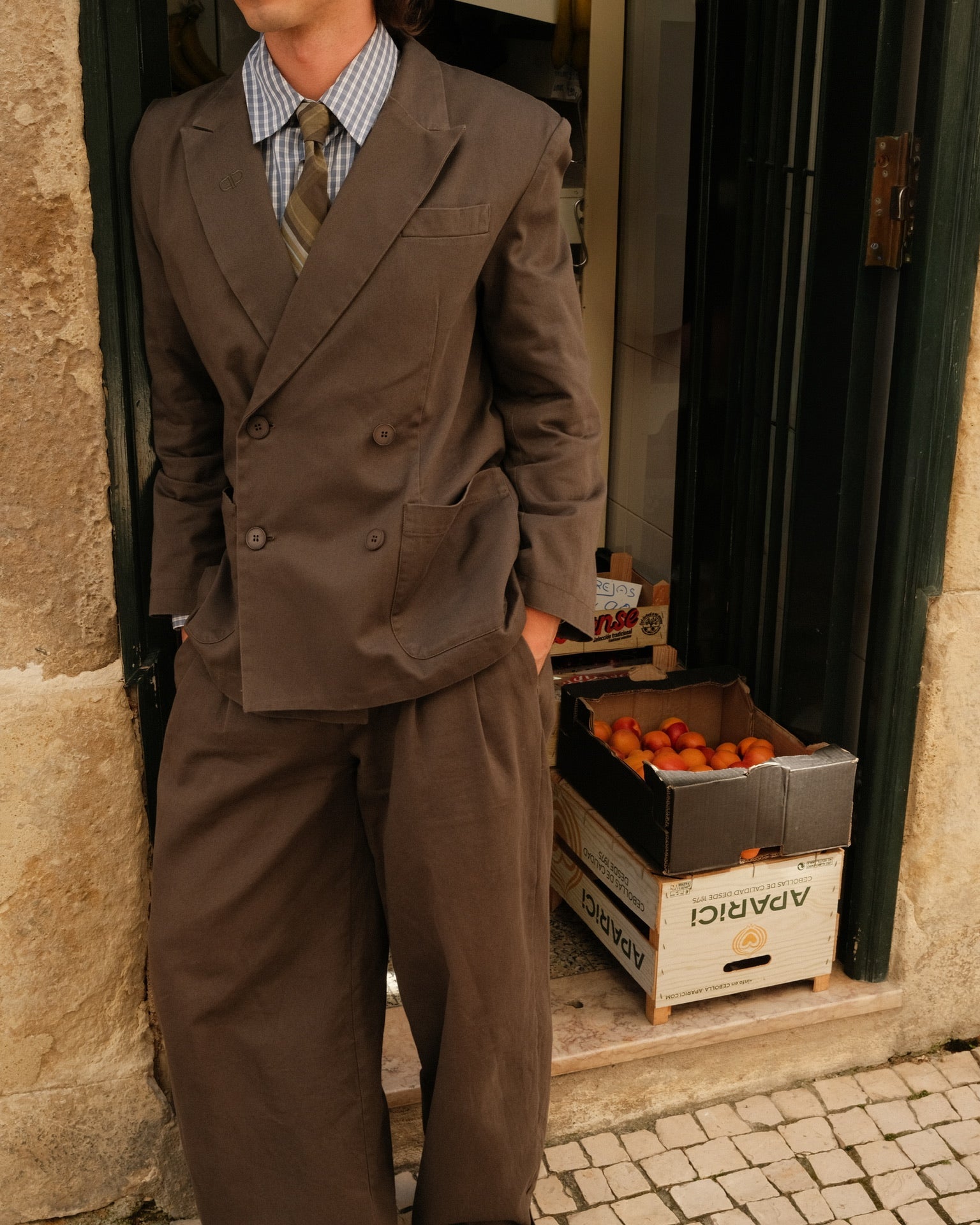 Khaki Paulo Blazer