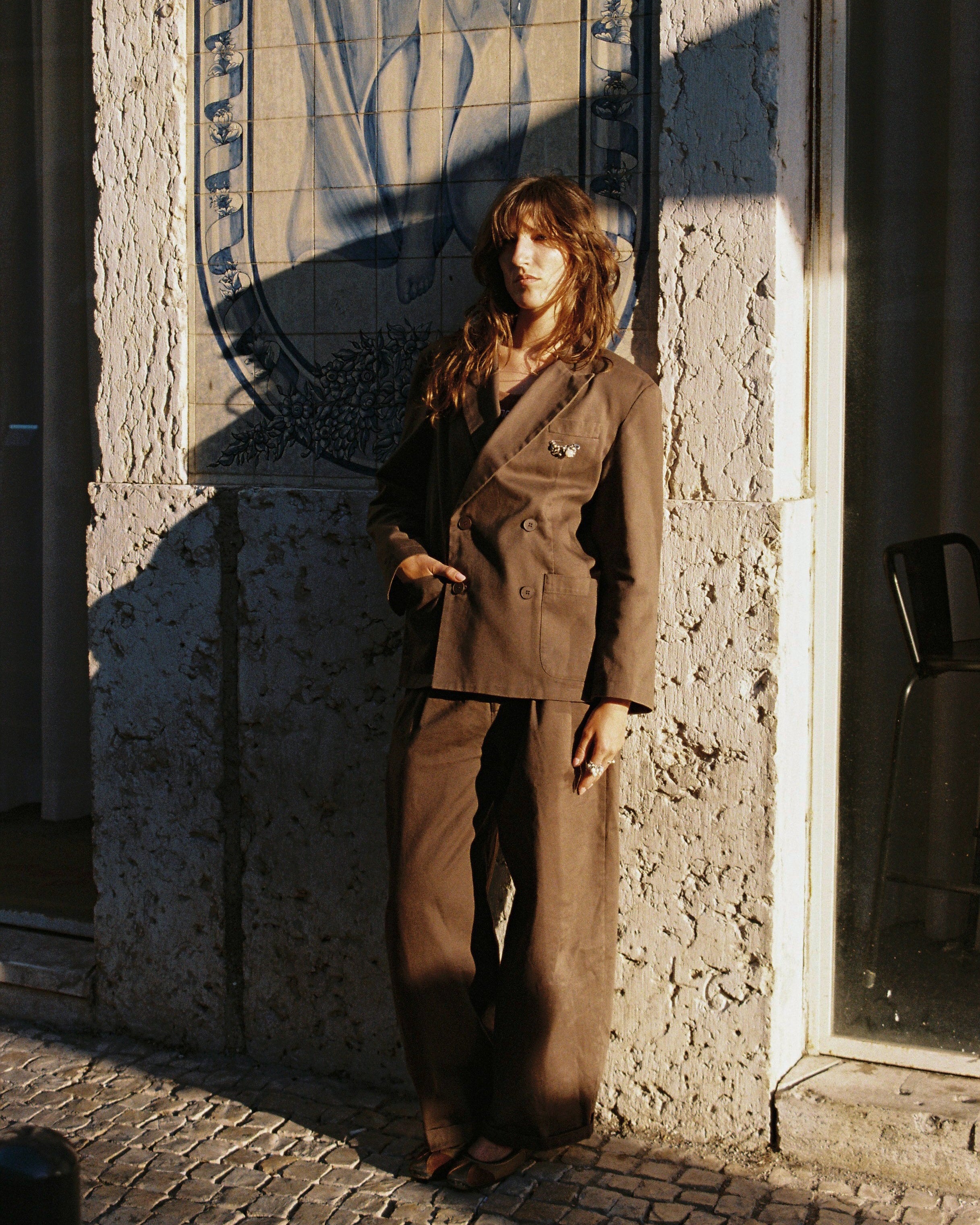 Khaki Paulo Blazer