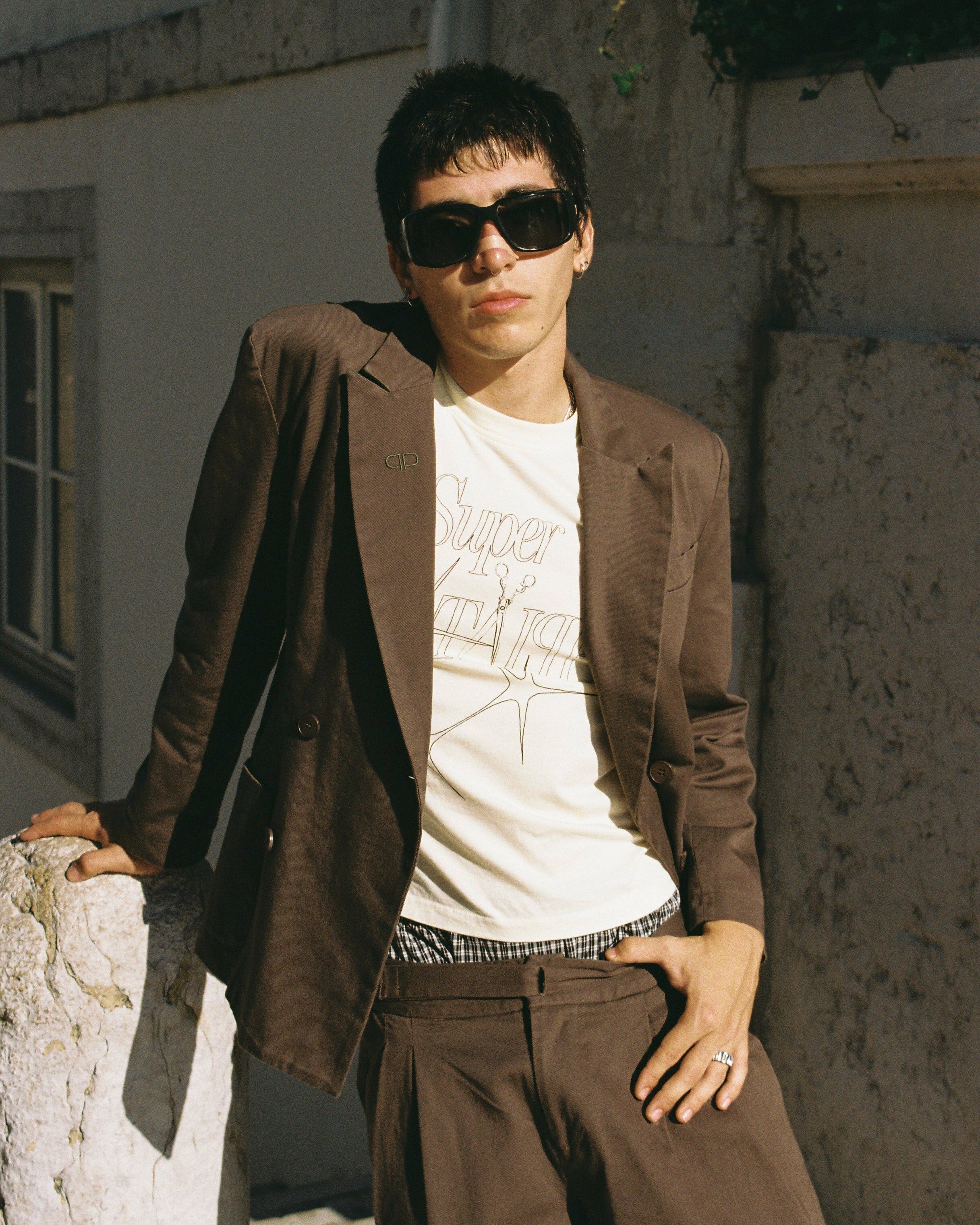 Khaki Paulo Blazer