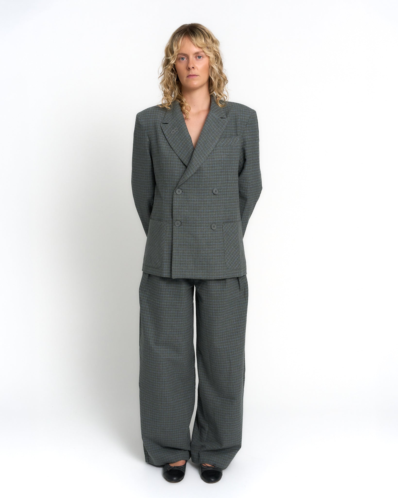 Checkered Paulo Blazer