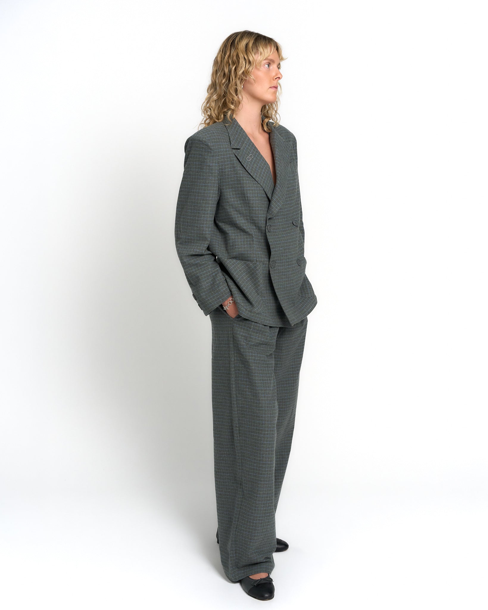 Checkered Paulo Blazer