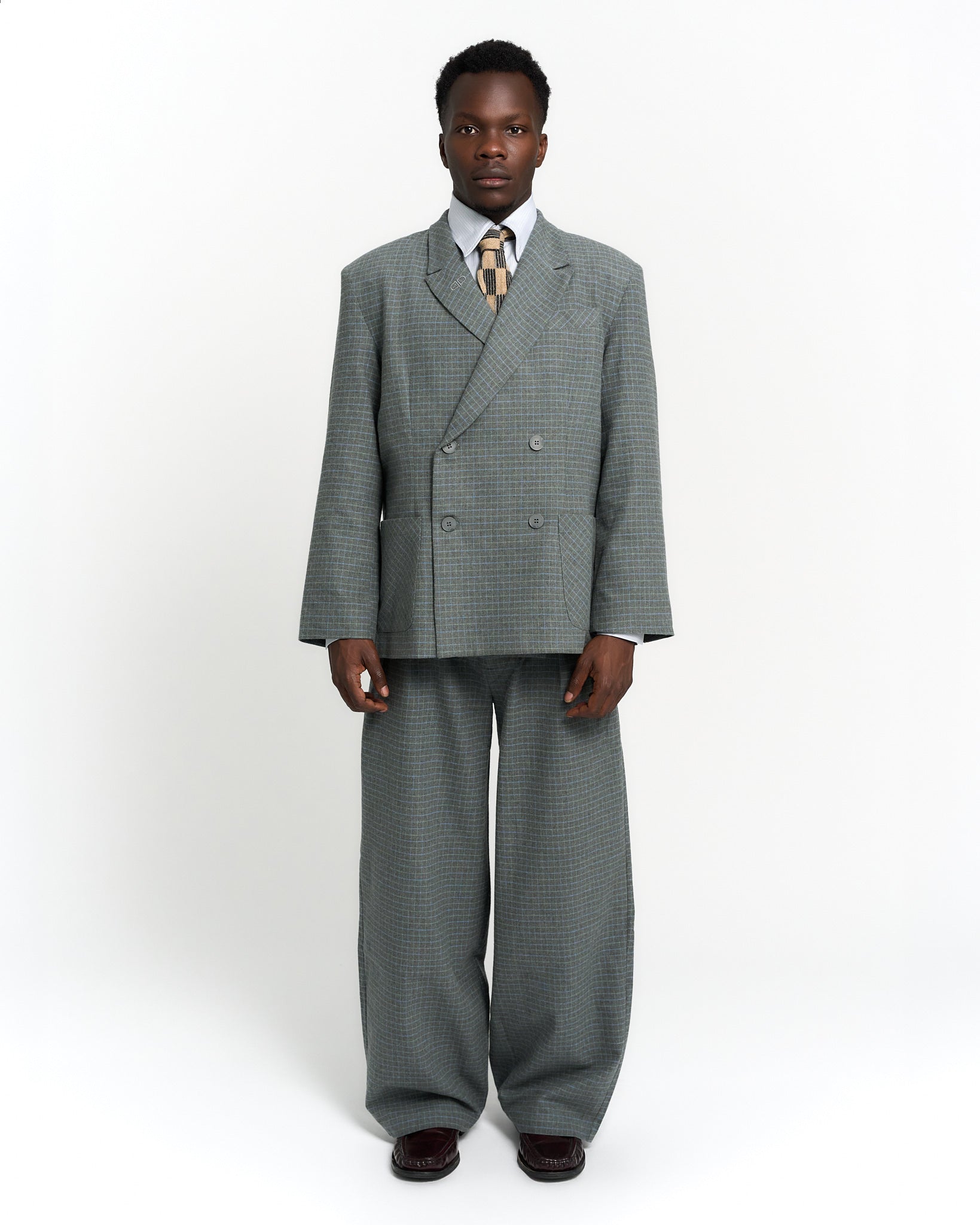 Checkered Paulo Blazer