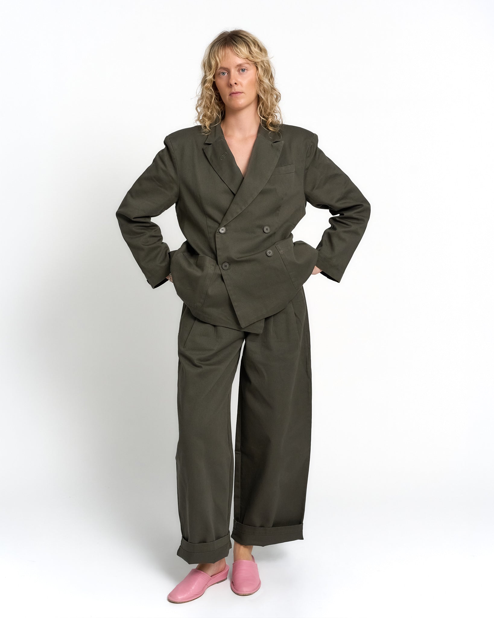 Khaki Paulo Blazer