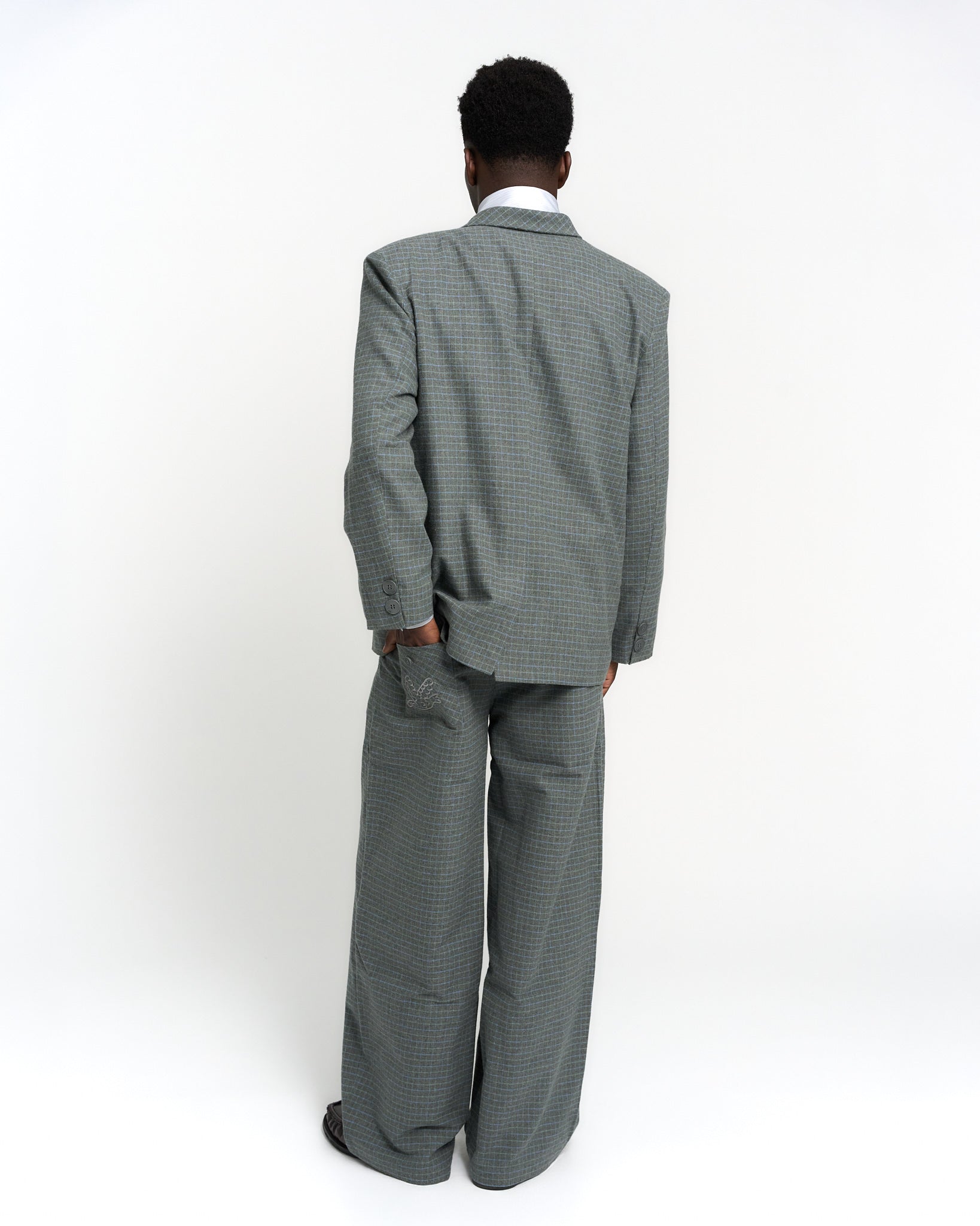 Checkered Paulo Blazer