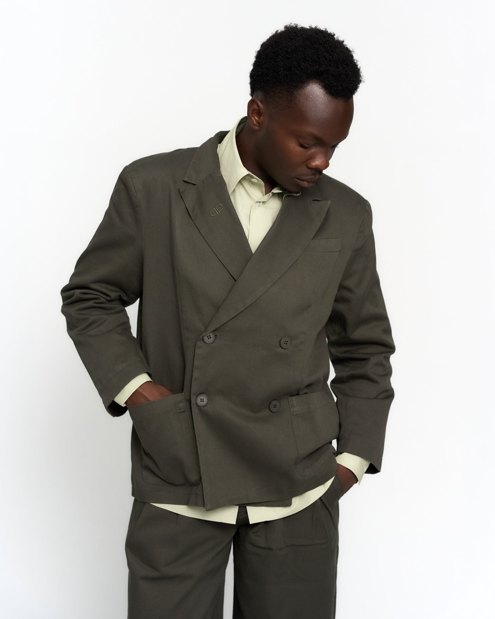 Khaki Paulo Blazer